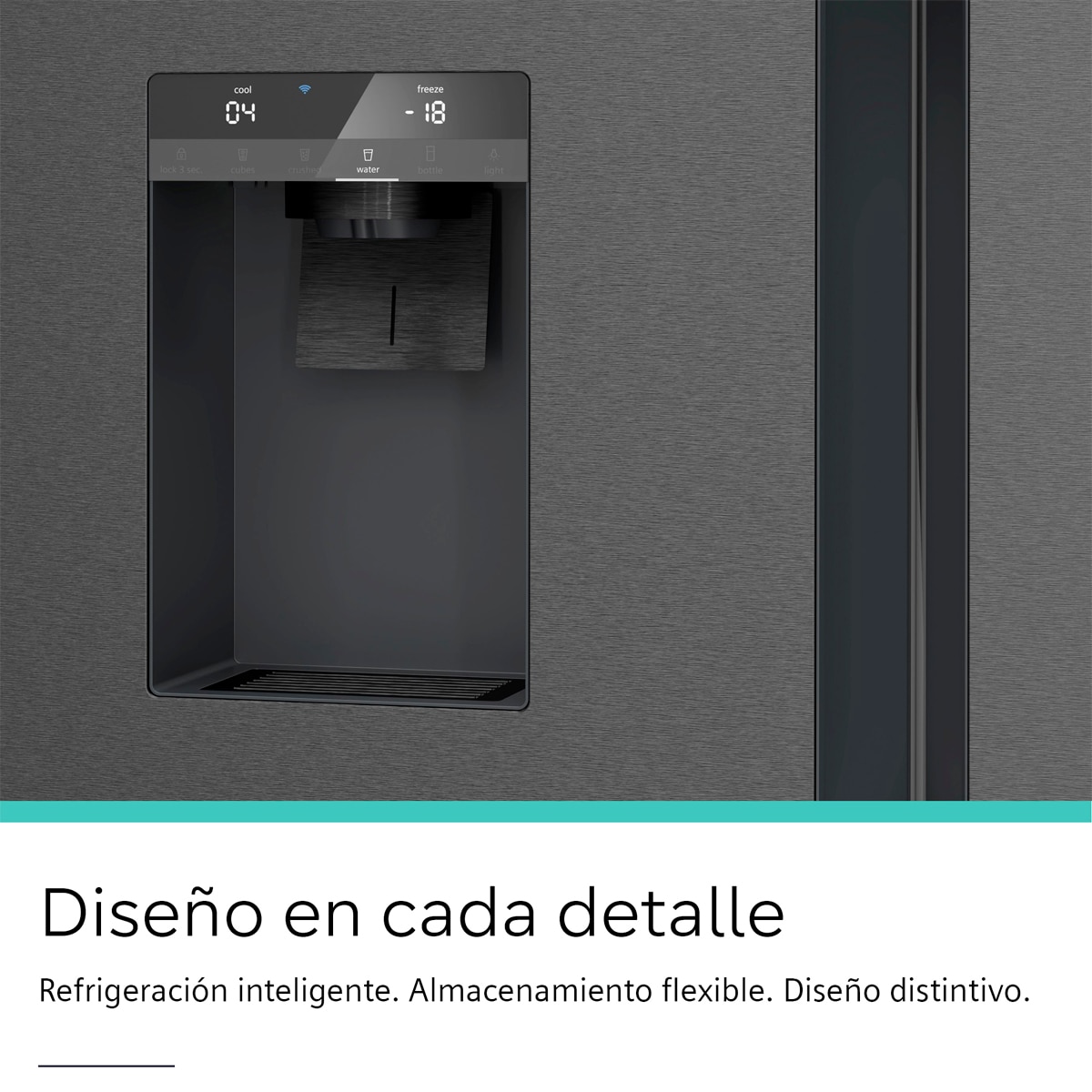 Frigorífico americano Siemens Total No Frost, con dispensador - KF96DAXEA Inox antihuellas-7