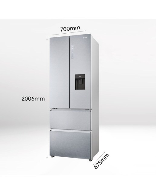 Frigorífico americano Haier Total No Frost FD 70 Series 5 - HFR5720EWMG Inox-3