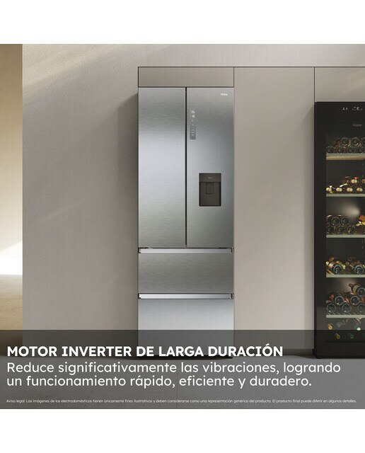 Frigorífico americano Haier Total No Frost FD 70 Series 5 - HFR5720EWMG Inox-5