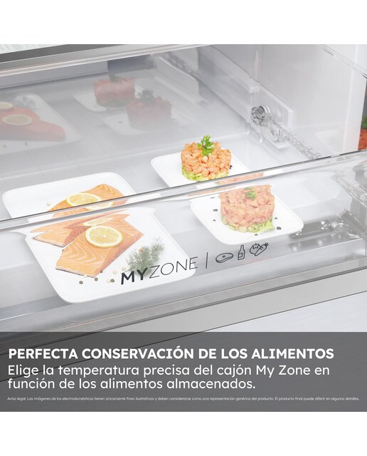 Frigorífico americano Haier Total No Frost FD 70 Series 5 - HFR5720EWMG Inox-8