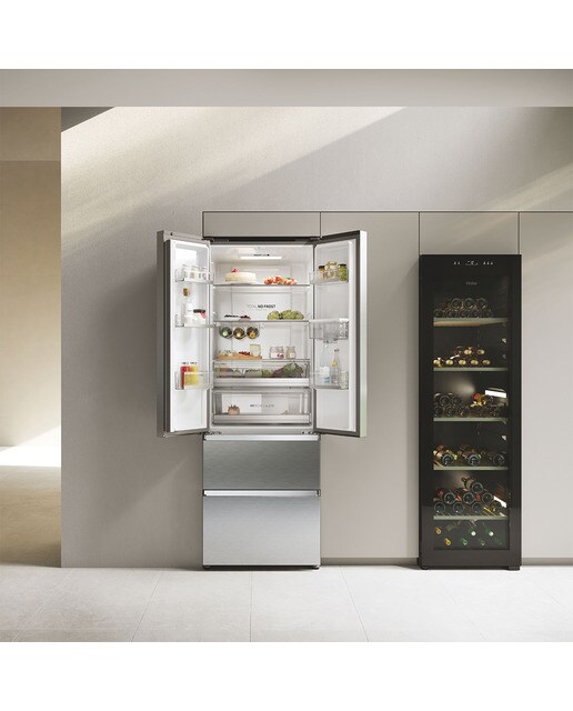 Frigorífico americano Haier Total No Frost FD 70 Series 5 - HFR5720EWMG Inox-12