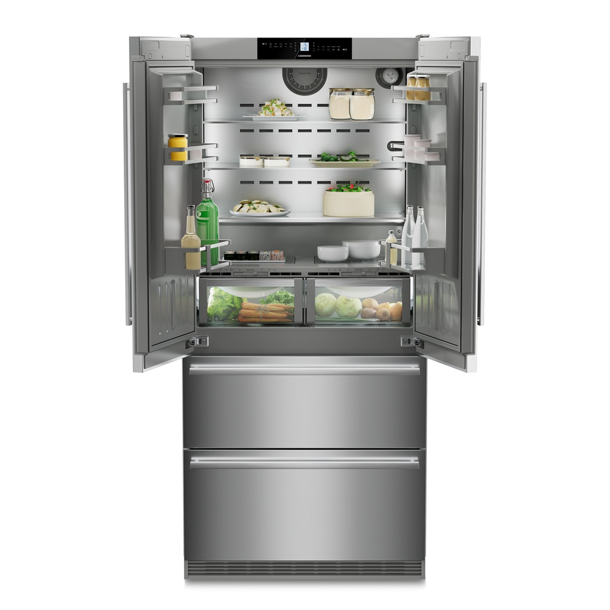 Imagen 4 de Frigorífico Side by Side Liebherr, No Frost, Dual Cooling -CBNste 8872 - Acero Inox Acero Inox