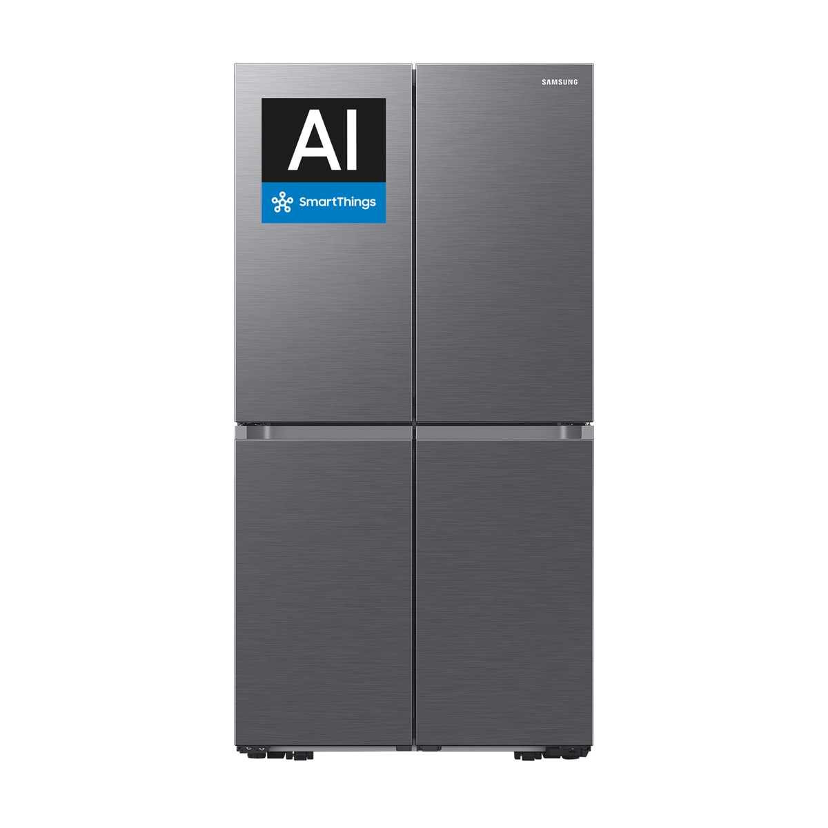 Frigorífico AmericanoSamsung con IA, French Door All Around Cooling - RF59C70TES9/ES Inox-4