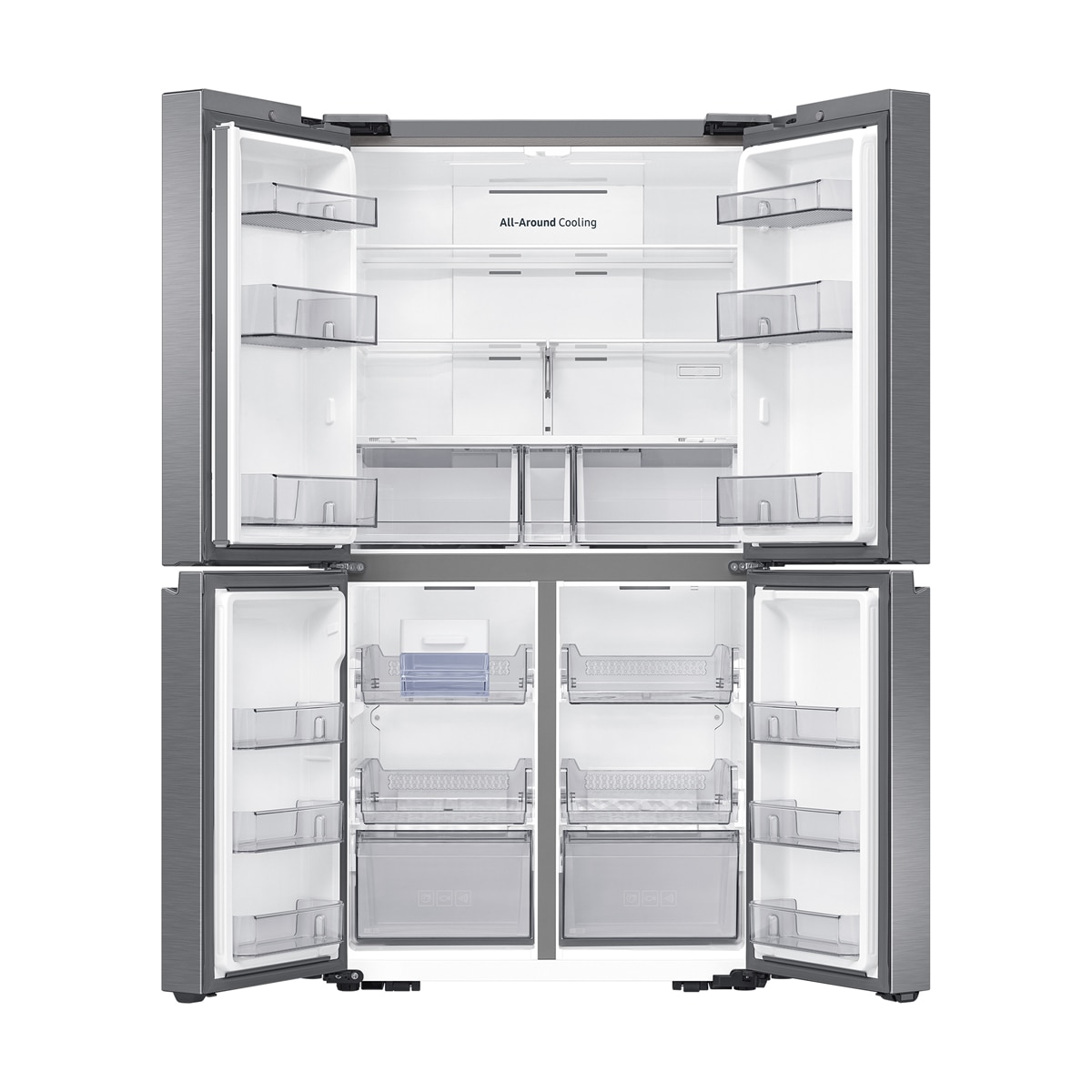 Frigorífico AmericanoSamsung con IA, French Door All Around Cooling - RF59C70TES9/ES Inox-16