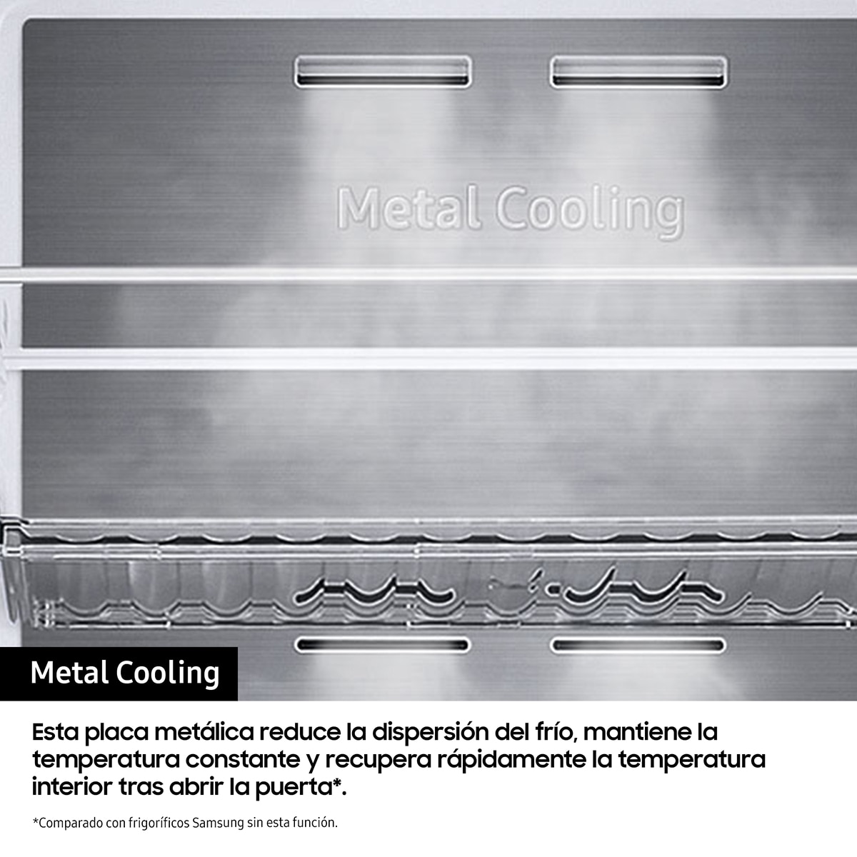 Frigorífico Americano Samsung Bespoke AI 178cm Twin Cooling Plus™ 634L Clase C Inox RS80F66KCTEF Inox-8