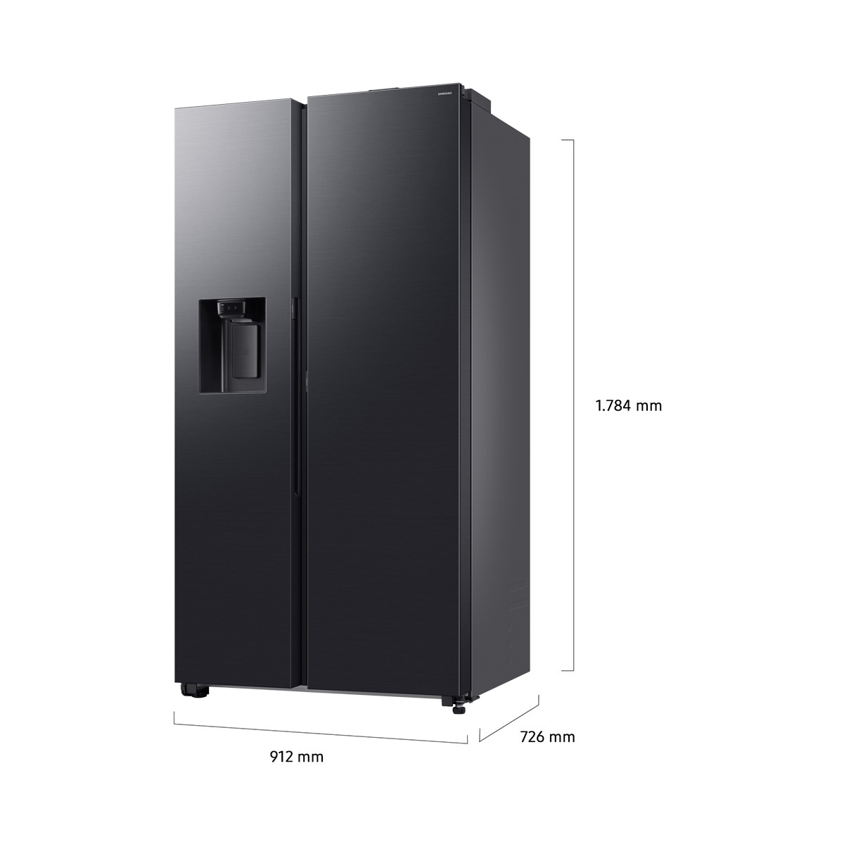 Frigorífico Americano Samsung Bespoke AI 178cm All Around Cooling 640L Clase D Grafito RS80F64KDFEF Negro-3