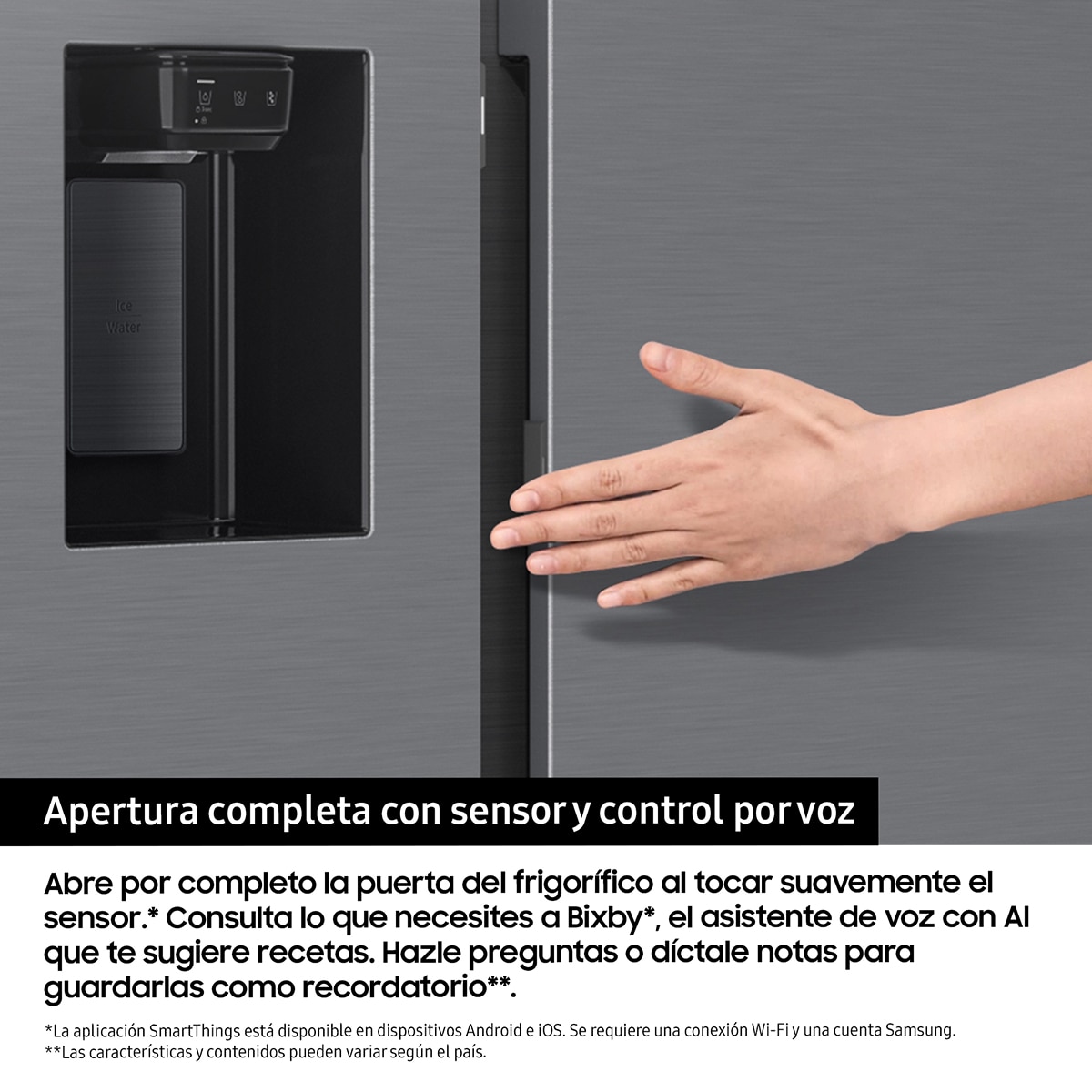 Frigorífico Americano Samsung Bespoke AI 178cm All Around Cooling 640L Clase D Inox RS80F64KDTEF Inox-5