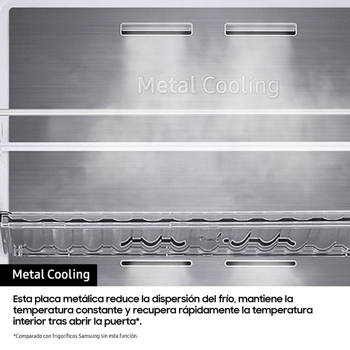 Frigorífico Americano Samsung Bespoke AI 178cm All Around Cooling 640L Clase D Inox RS80F64KDTEF Inox-7