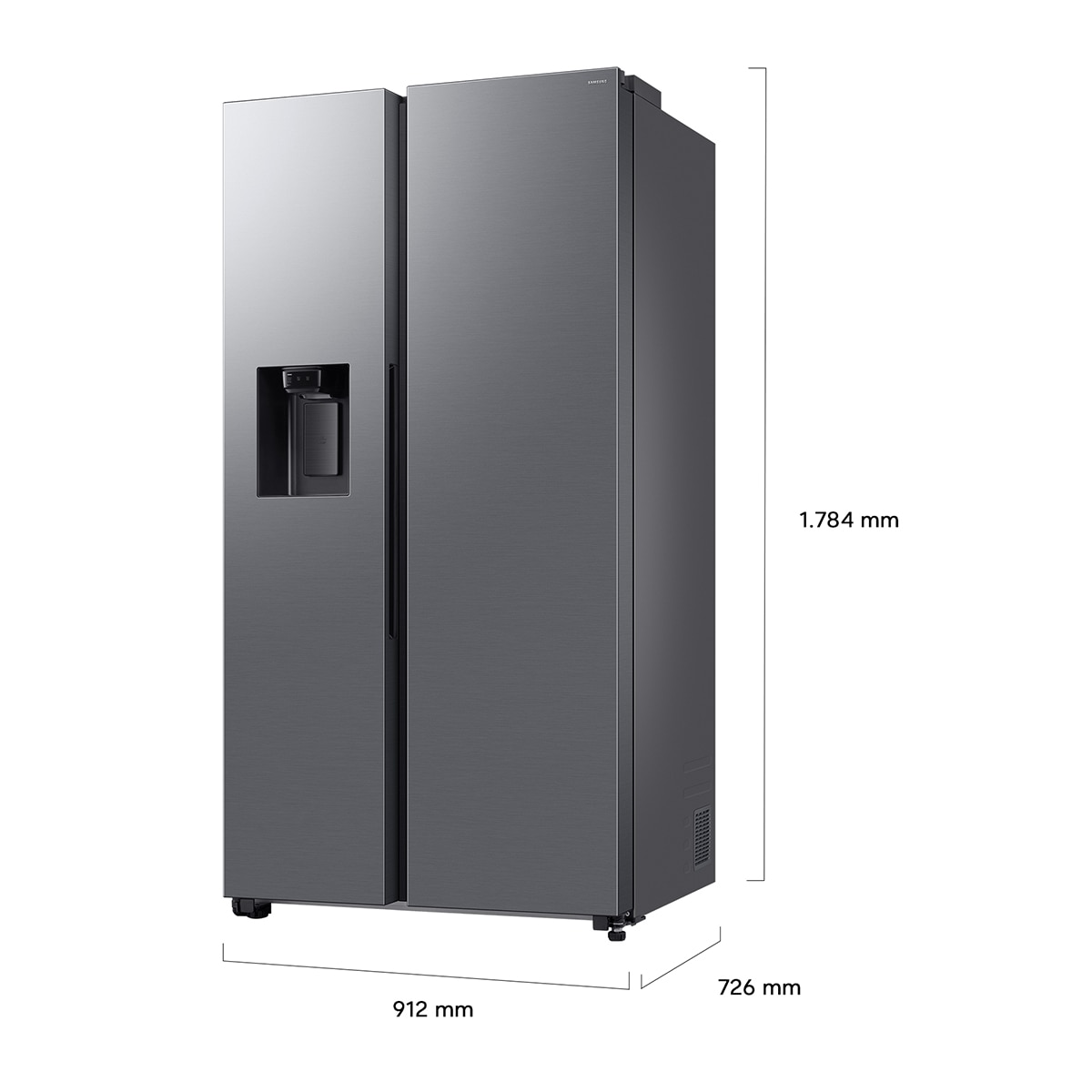 Frigorífico Americano Samsung Bespoke AI 178cm All Around Cooling 640L Inox RS70F64KDTEF Inox-3