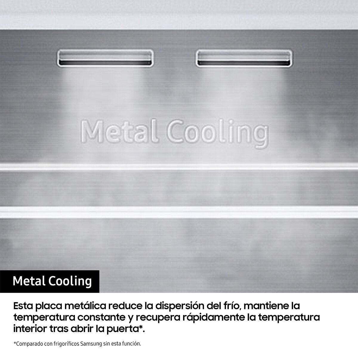 Frigorífico Americano Samsung Bespoke AI 178cm All Around Cooling 640L Clase E Inox RS70F65KETEF Inox-6