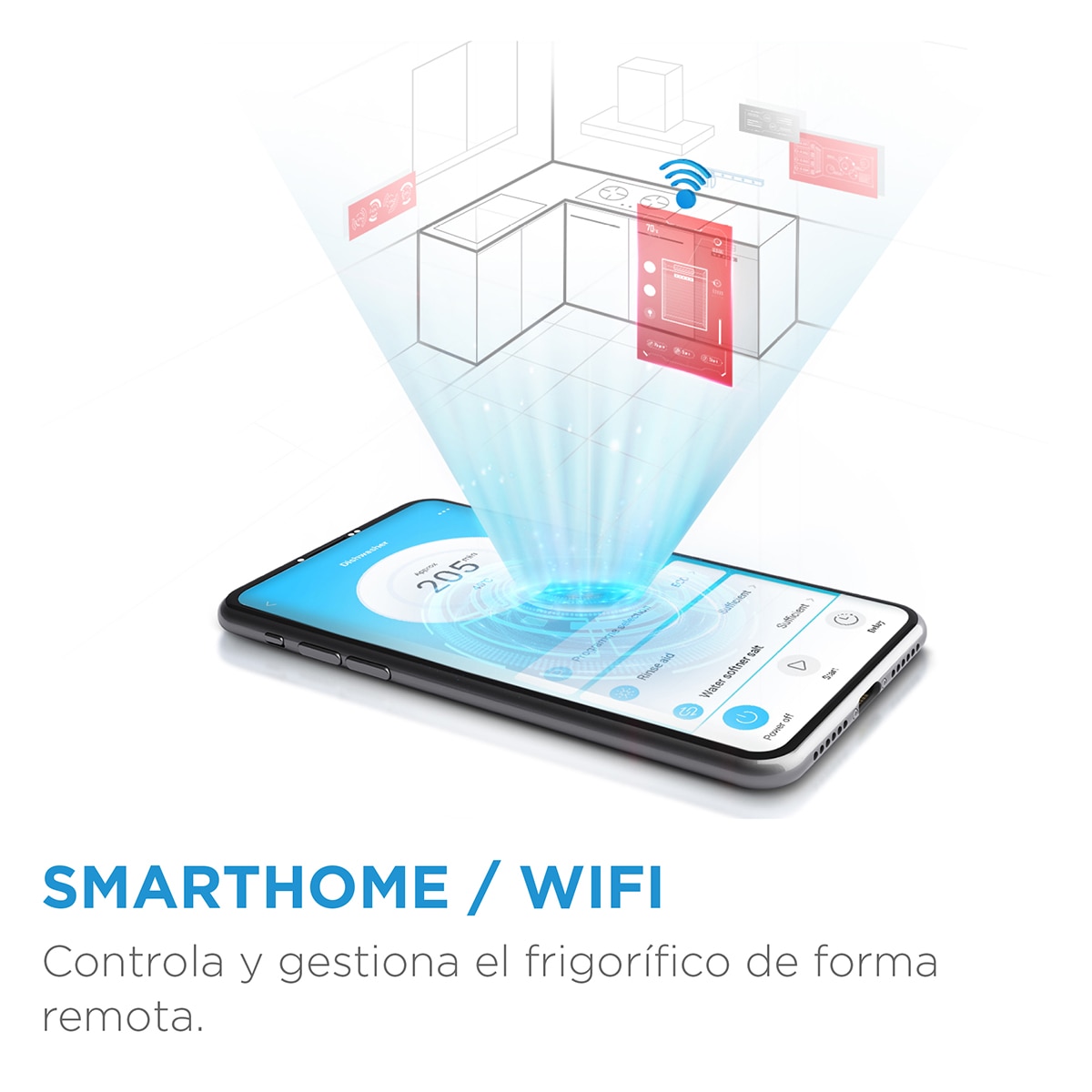 Frigorífico americano Midea Total No Frost - MDRS791MIE46 Inox Brillante-12
