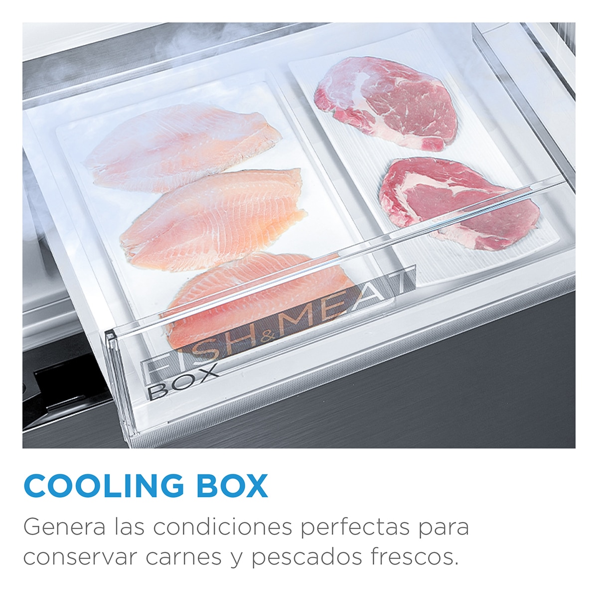 Frigorífico americano Midea Total No Frost - MDRS791MIE46 Inox Brillante-14