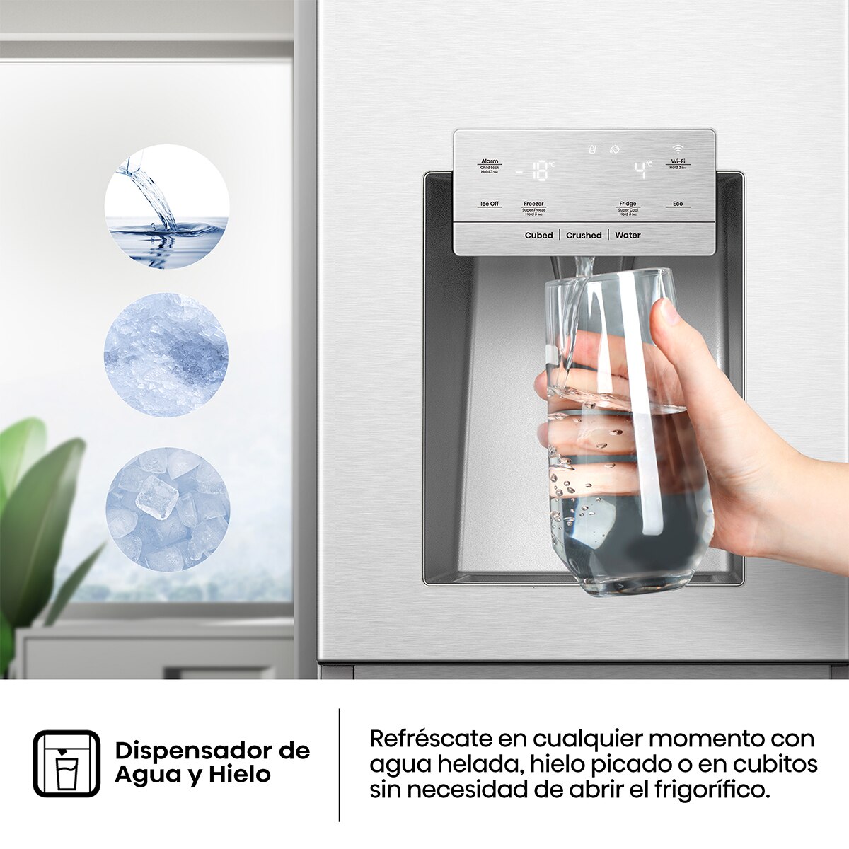 Frigorífico Americano Hisense, Total No Frost, Multi Air Flow- RS818N4TIC1 Inox-7