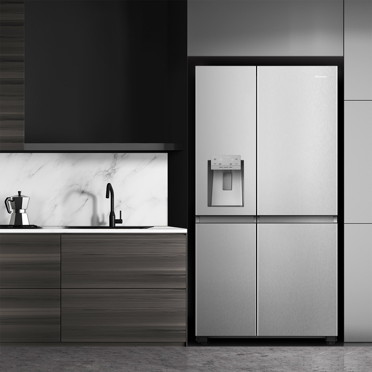 Frigorífico Americano Hisense, Total No Frost, Multi Air Flow- RS818N4TIC1 Inox-14