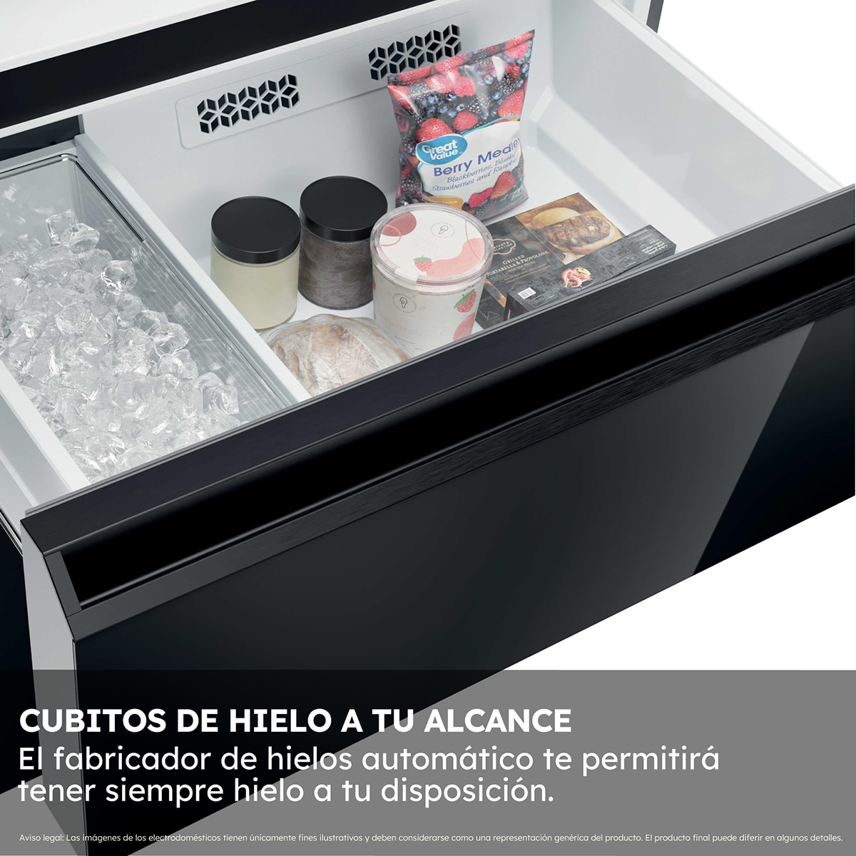 Frigorífico americano Haier Total No Frost Cube FD 90 Series 7 - HFR79F19DFGB Cristal negro-14