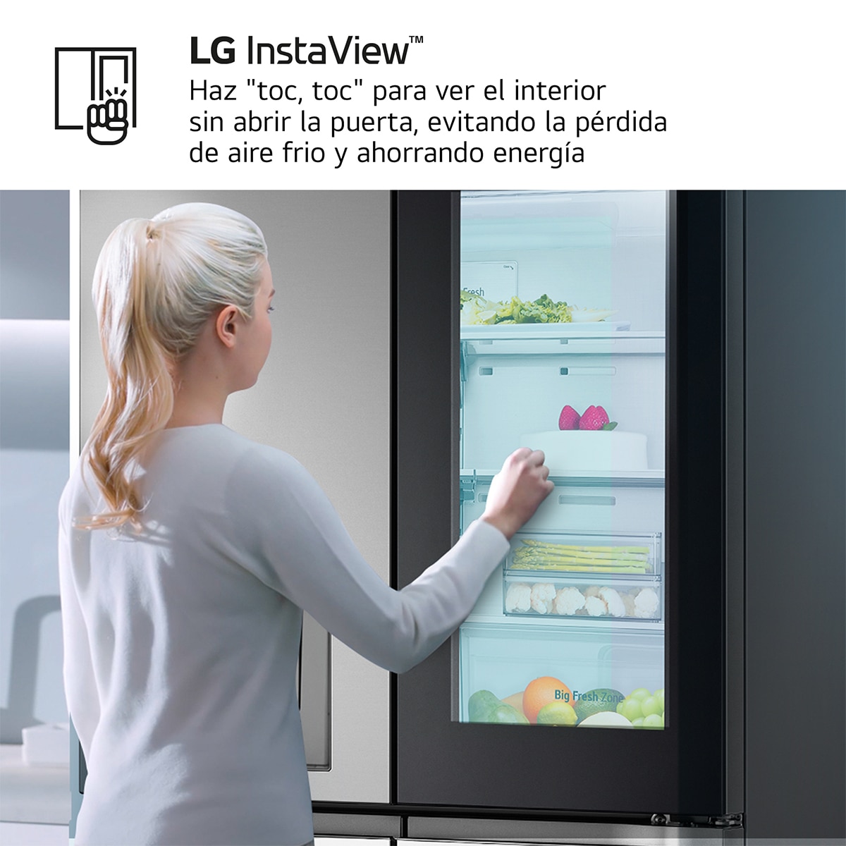 Frigorífico americano LG, InstaView - GMK960PY2E Inox-4