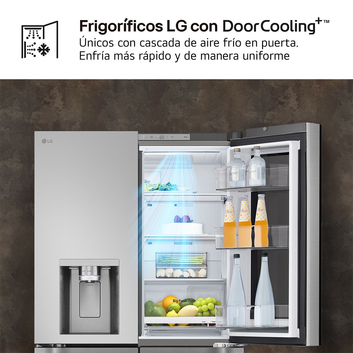 Frigorífico americano LG, InstaView - GMK960PY2E Inox-5