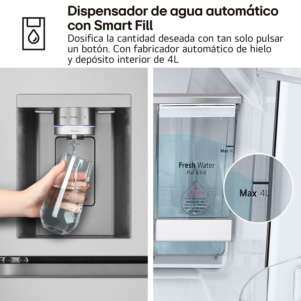 Frigorífico americano LG, Door Cooling - GMF961PY3E Inox-6