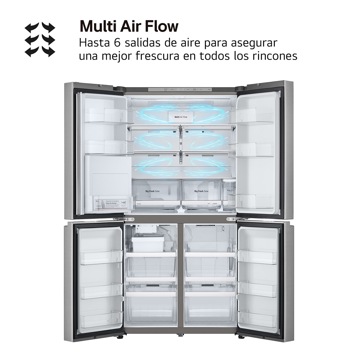 Frigorífico americano LG, Door Cooling - GMF961PY3E Inox-10