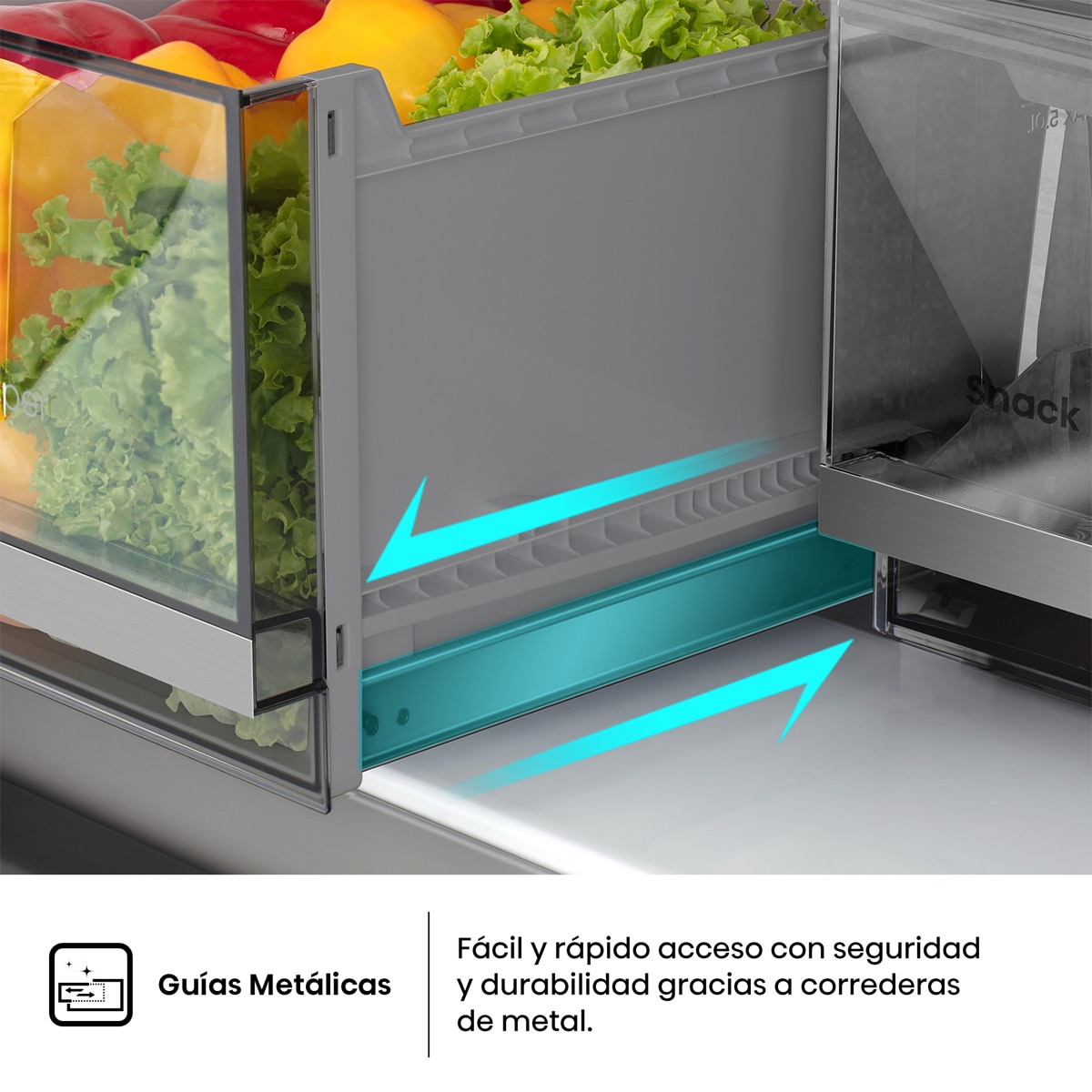 Frigorífico americano Hisense No Frost - RQ5P640SSSD Inox-10