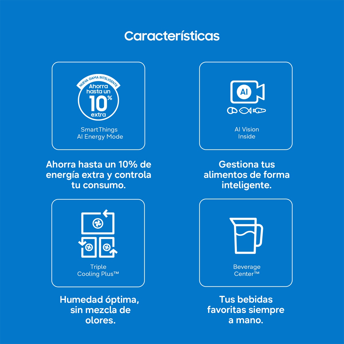 Frigorífico French Door Samsung AI Family Hub™  183cm Triple Cooling Plus™ 636 L - RF65DG9H0EB1EF Grafito-5