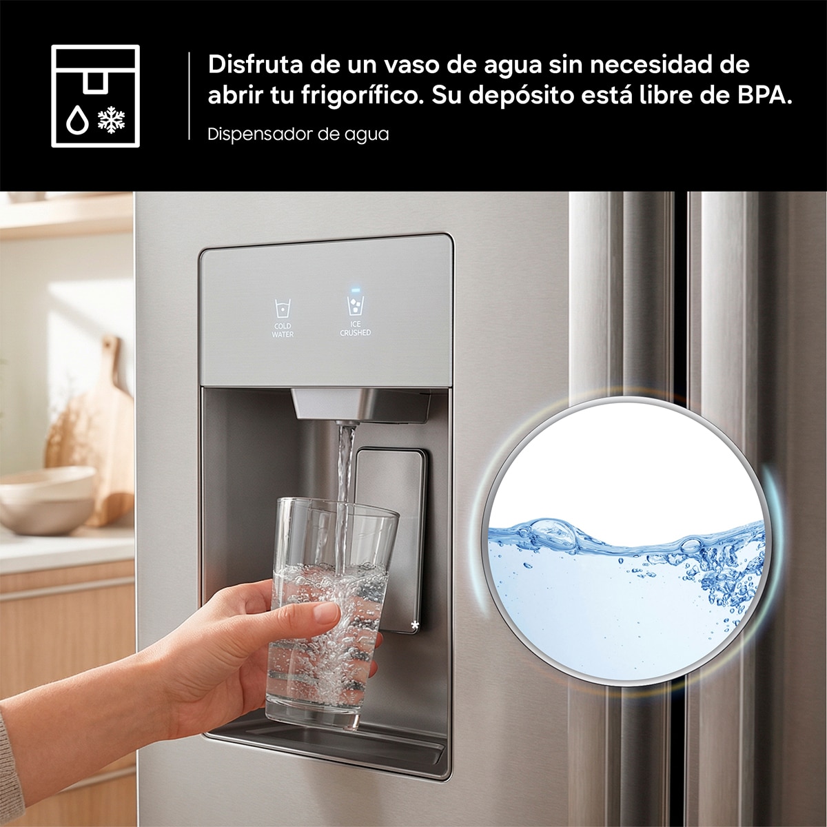 Frigorífico French Door Samsung  AI 177.5cm Twin Cooling Plus™ 495 L - RF50C530ES9/EF Inox-9