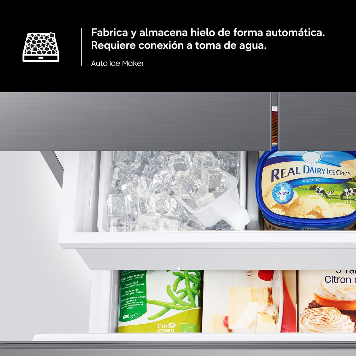 Frigorífico French Door Samsung  AI 177.5cm Twin Cooling Plus™ 495 L - RF50C530ES9/EF Inox-11