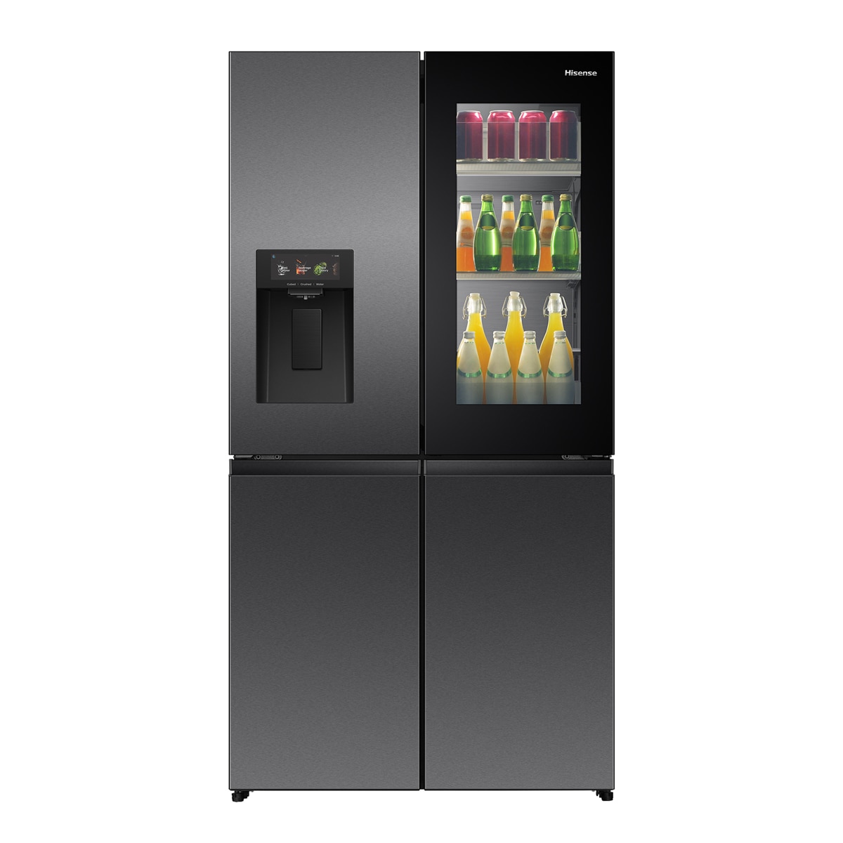 Frigorífico Americano Hisense 4 Puertas, Total No Frost -RQ600P7SKE Negro-16