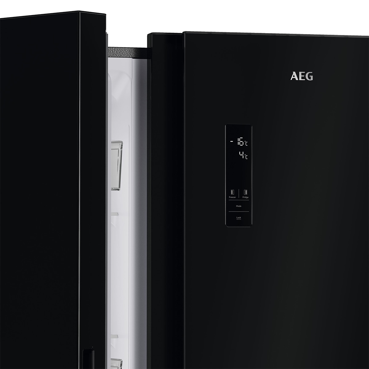 Frigorífico americano AEG, No frost, Cooling 360, Control humedad, TX6MR531EE - Cristal negro Cristal negro-4