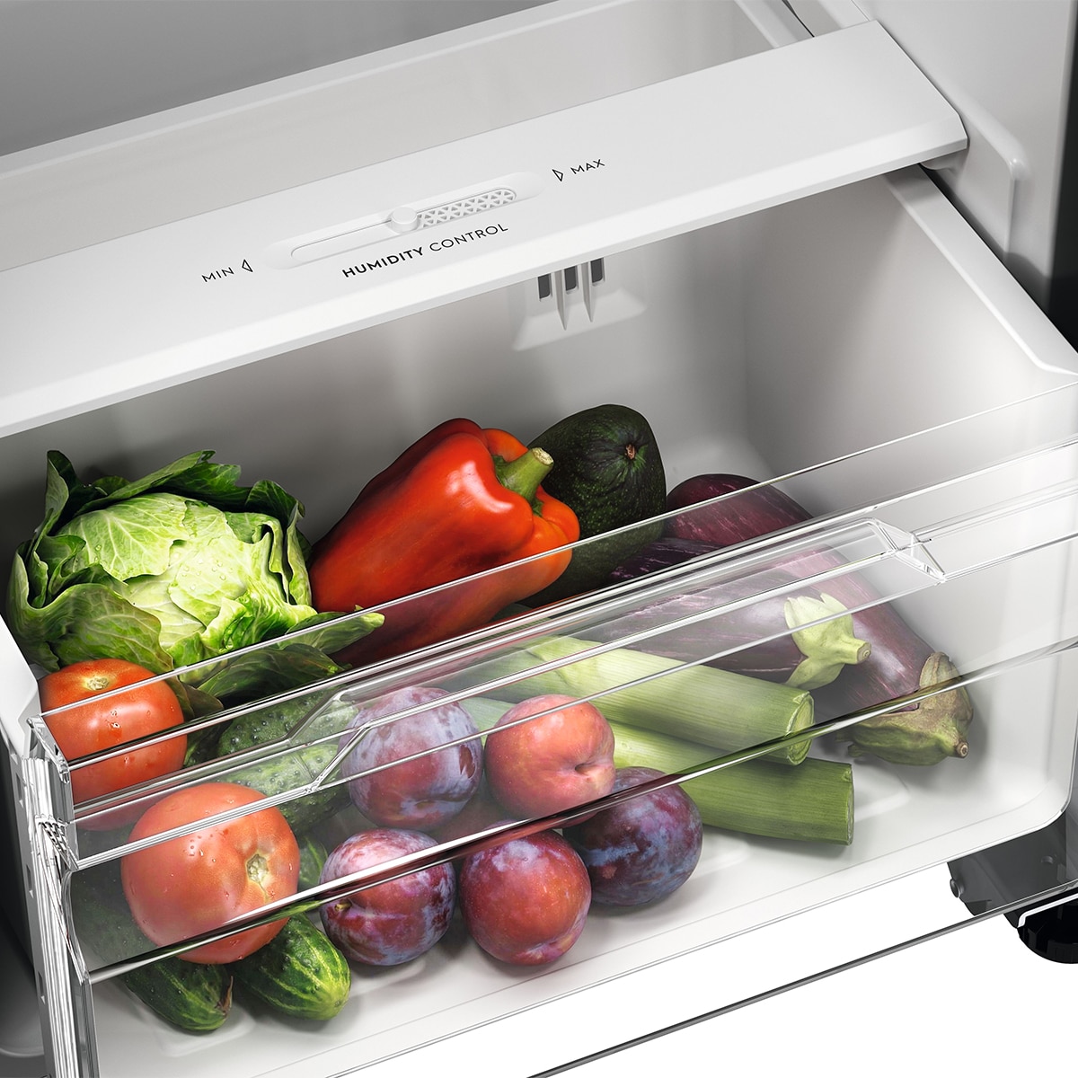Frigorífico americano AEG, No frost, Cooling 360, Control humedad, TX6MR531EE - Cristal negro Cristal negro-7