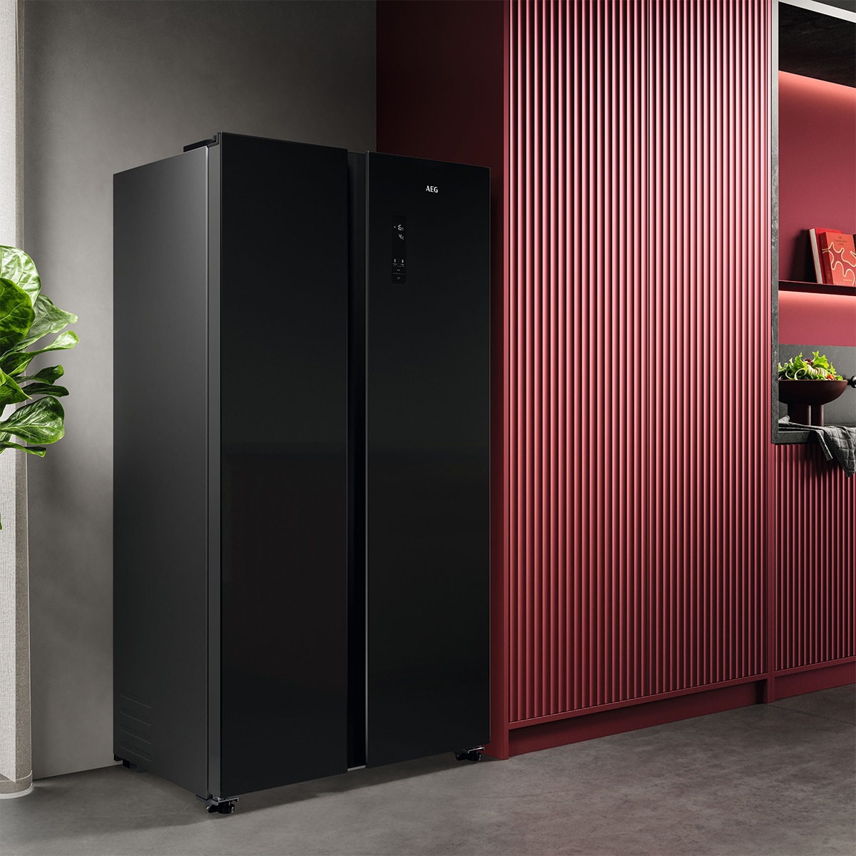 Frigorífico americano AEG, No frost, Cooling 360, Control humedad, TX6MR531EE - Cristal negro Cristal negro-9