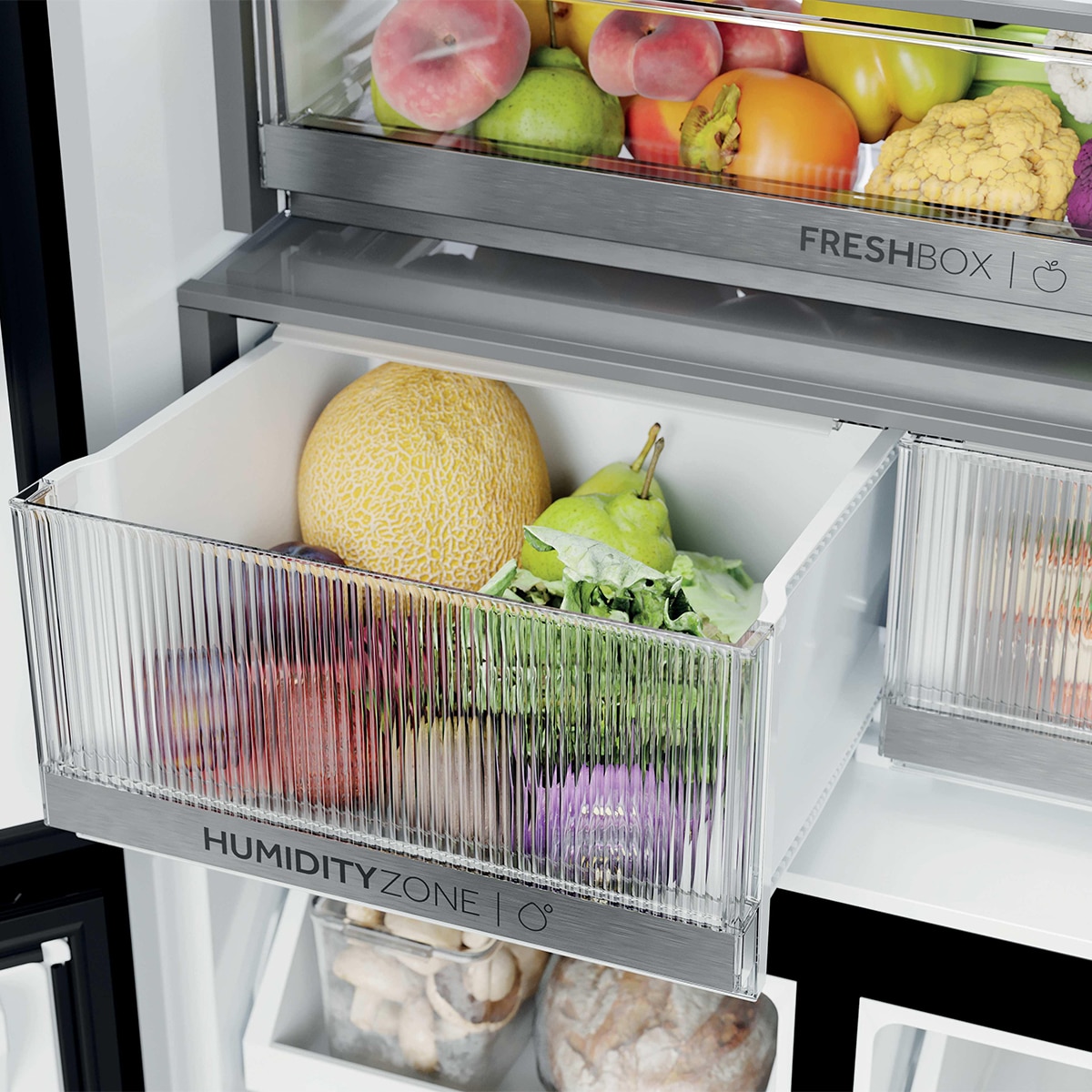 Frigorífico Americano Haier Total No Frost Cube 83 Series 7 - HCKR7819DWGB Negro-7