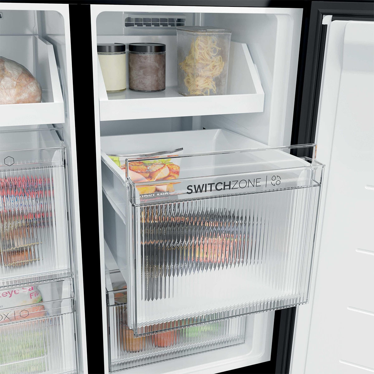 Frigorífico Americano Haier Total No Frost Cube 83 Series 7 - HCKR7819DWGB Negro-10