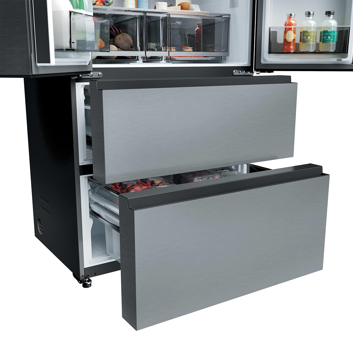 Frigorífico Americano Haier Total No Frost Horizon - HFR59F18CWMM Inox-5