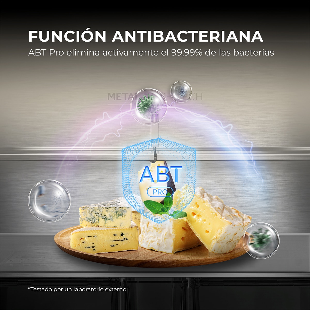 Frigorífico Americano Haier Total No Frost Horizon - HFR59F18CWMM Inox-8