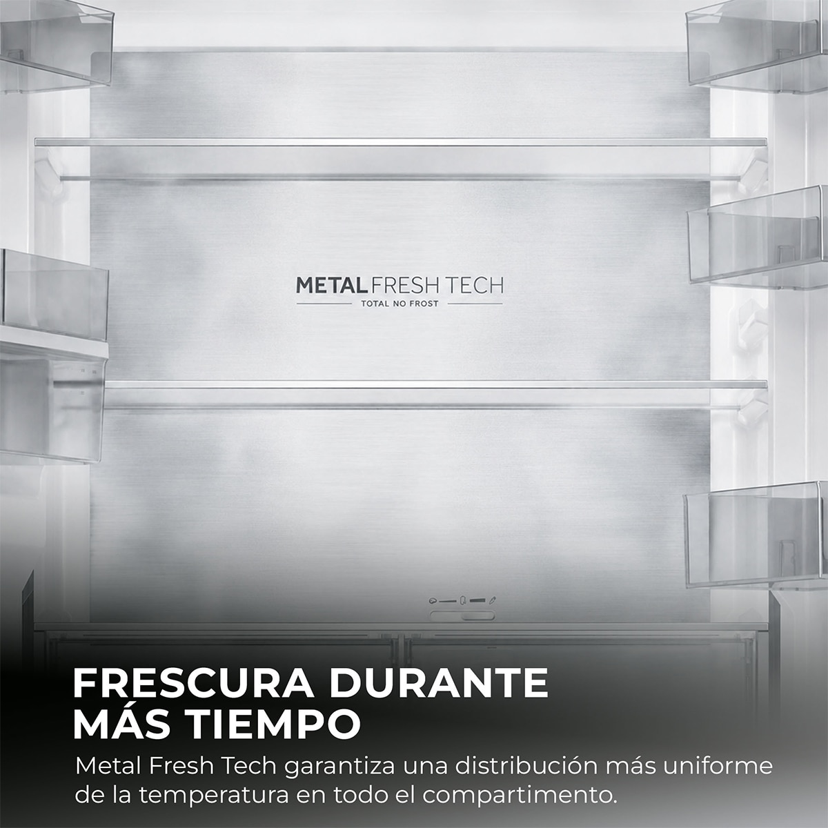 Frigorífico Americano Haier Total No Frost Rise - HCR58S18CWMM - Inox Inox-9