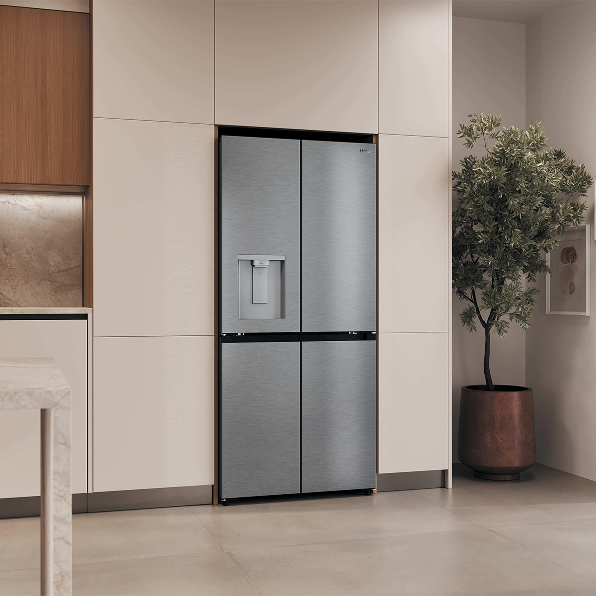 Frigorífico Americano Haier Total No Frost Rise - HCR58S18CWMM - Inox Inox-13