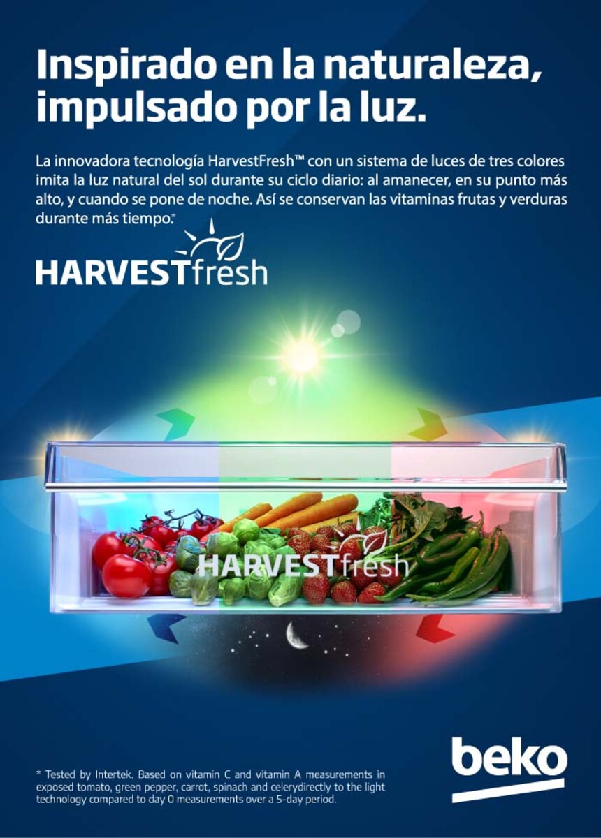 Frigorífico integrable Combi Beko congelador No frost - BCHA275E4SN Blanco-7