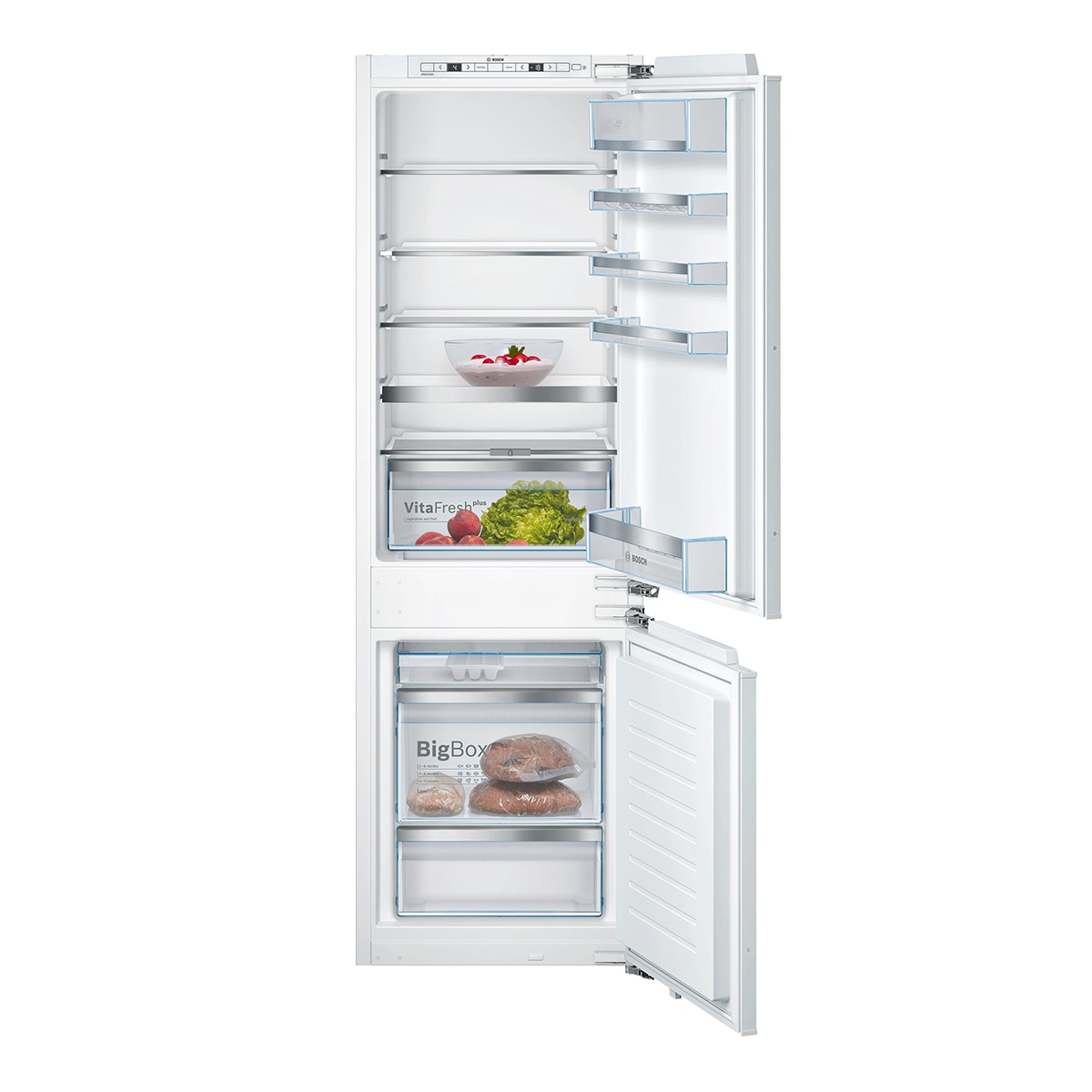 Frigorífico combi integrable Bosch VitaFresh- KIS86AFE0 - Blanco Blanco-1