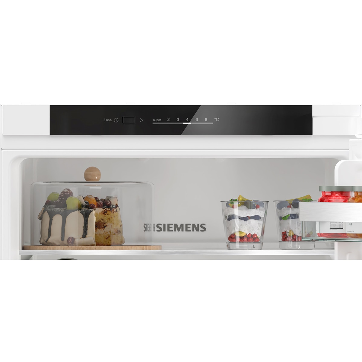Frigorífico Combi integrable Siemens, iQ300, hyperFresh plus - KI86VVSE0 - Blanco Blanco-3