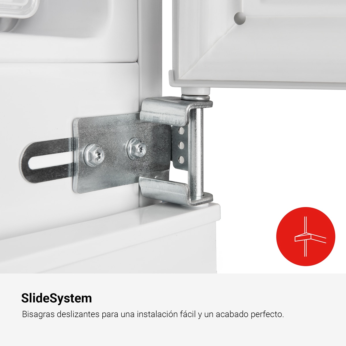 Frigorífico de 1 Porta Encastrável Fagor 3FIB-1725 com Porta Reversível e de 177,6 cm - Branco Branco-5