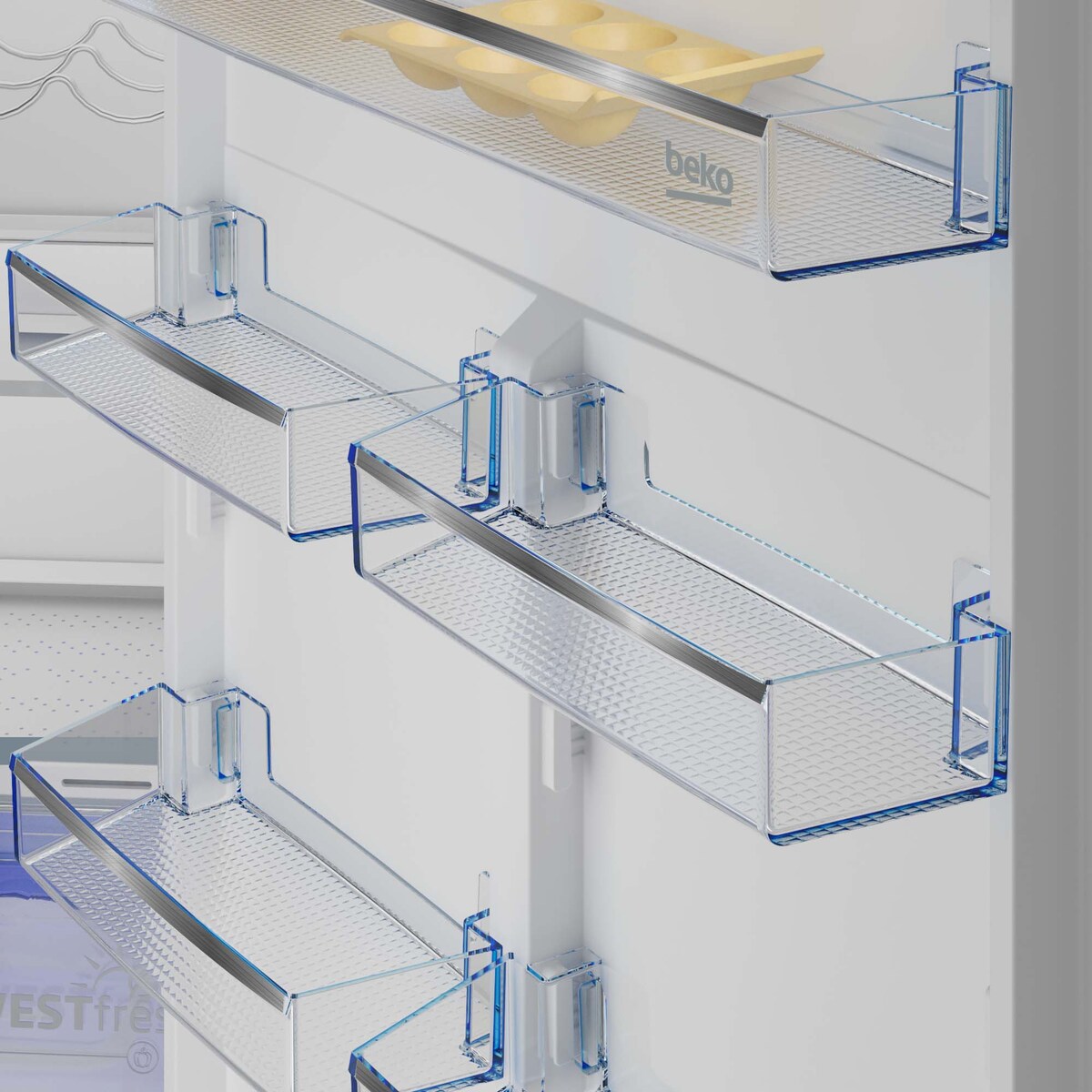 Frigorífico integrable Combi Beko NeoFrost Dual Cooling - BCNE400E40SN 11