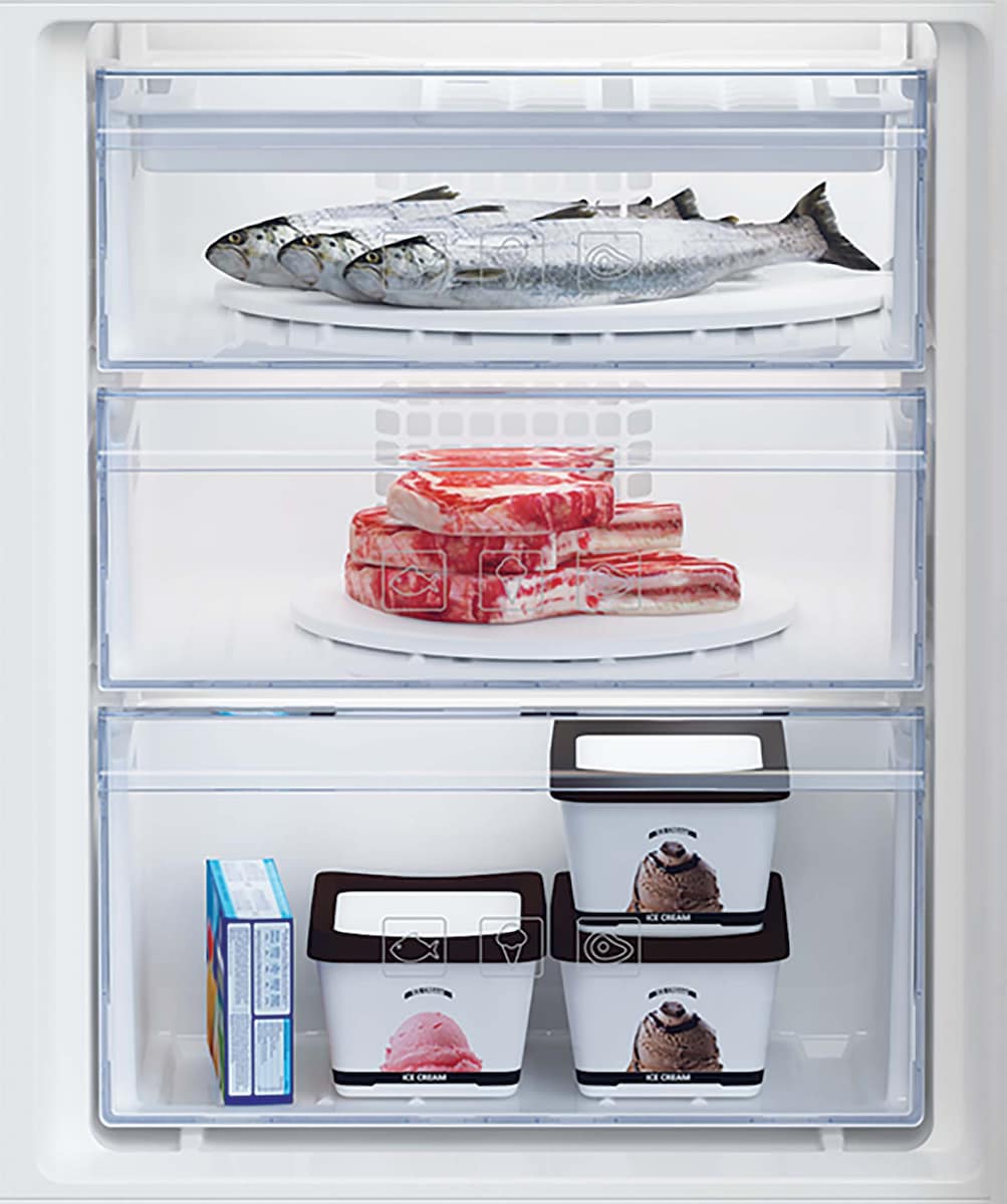 Frigorífico combi integrable Beko Neo-Frost Dual Cooling - BCSA285K4SN 6