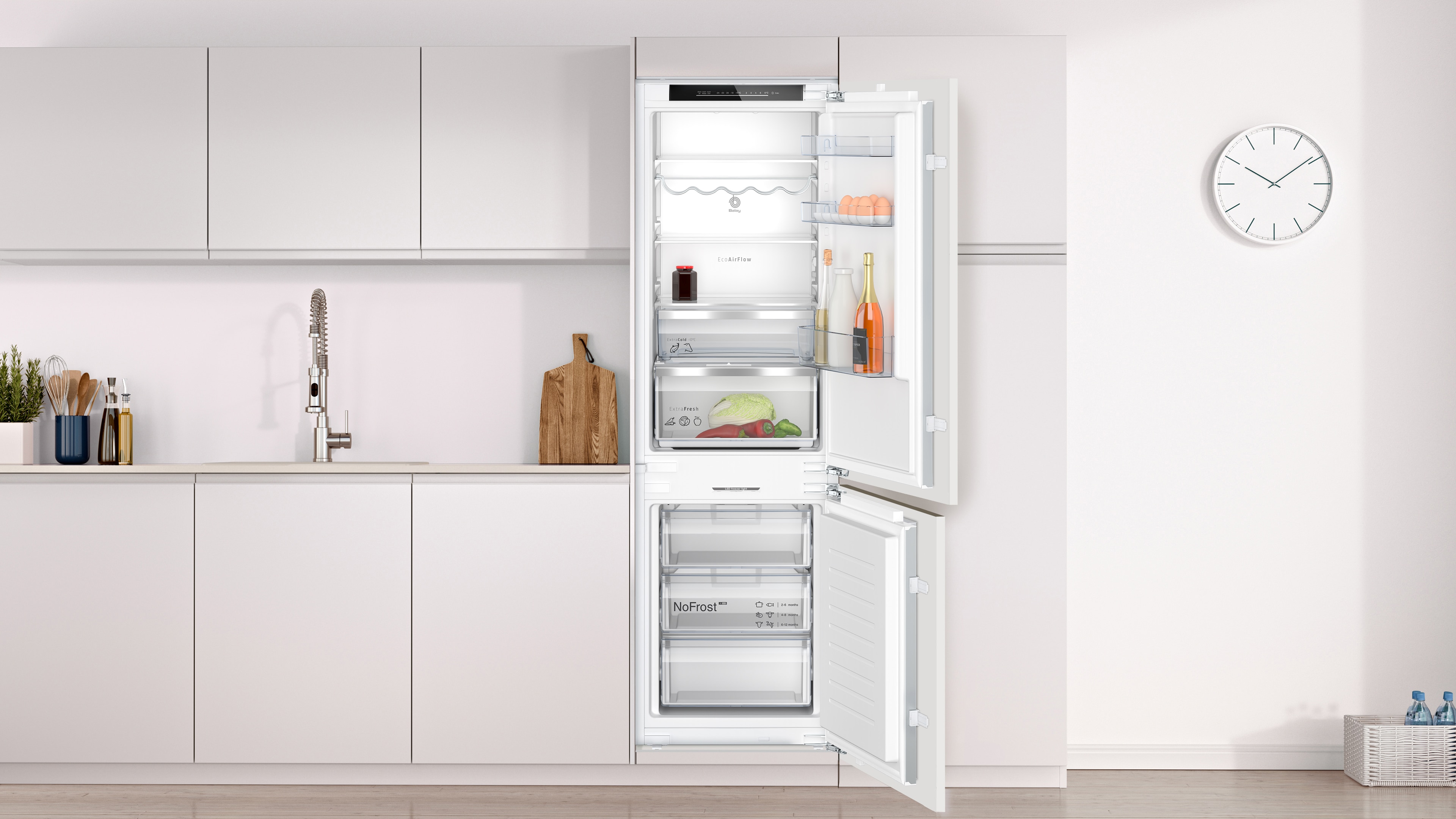 Frigorífico combi integrable Balay No Frost -3KID767F 7