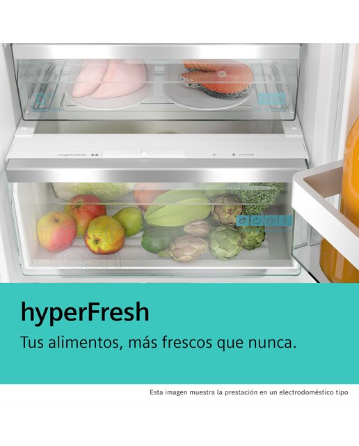 Frigorífico Combinado Encastrável Siemens iQ500 KI86NADD0 NoFrost com Sistema SoftClose e de 177,2 cm - Branco Branco-9
