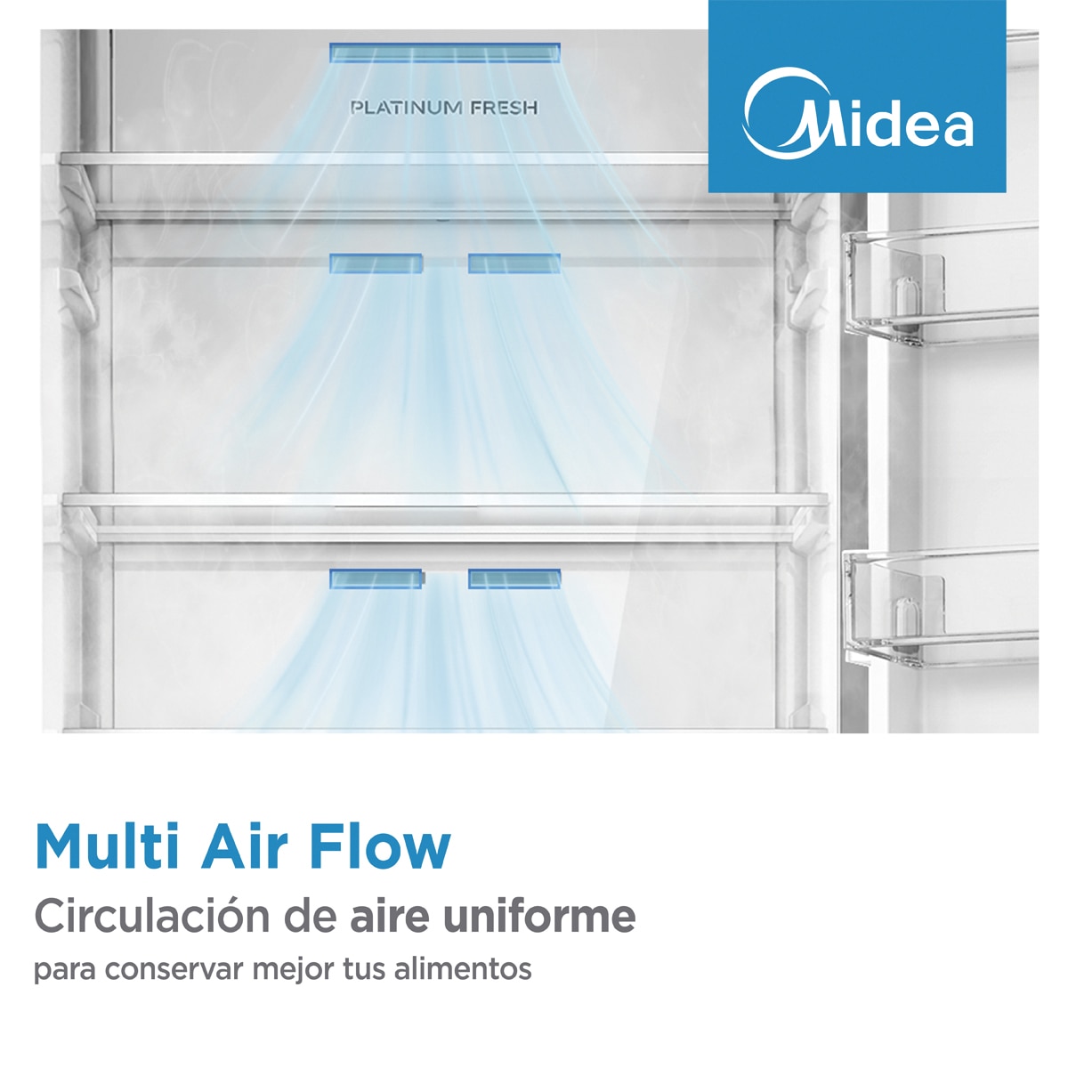 Frigorífico Combinado Encastrável Midea MDRE353FGE01 Total NoFrost e de 178,5 cm 5
