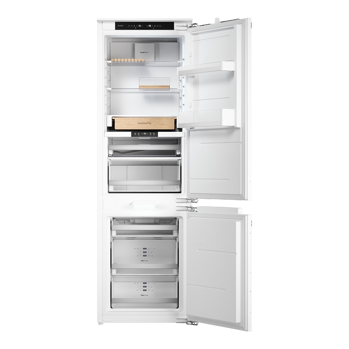 Imagem 0 de Frigorífico Encastrável Combinado Asko RFN318421 No Frost - Branco