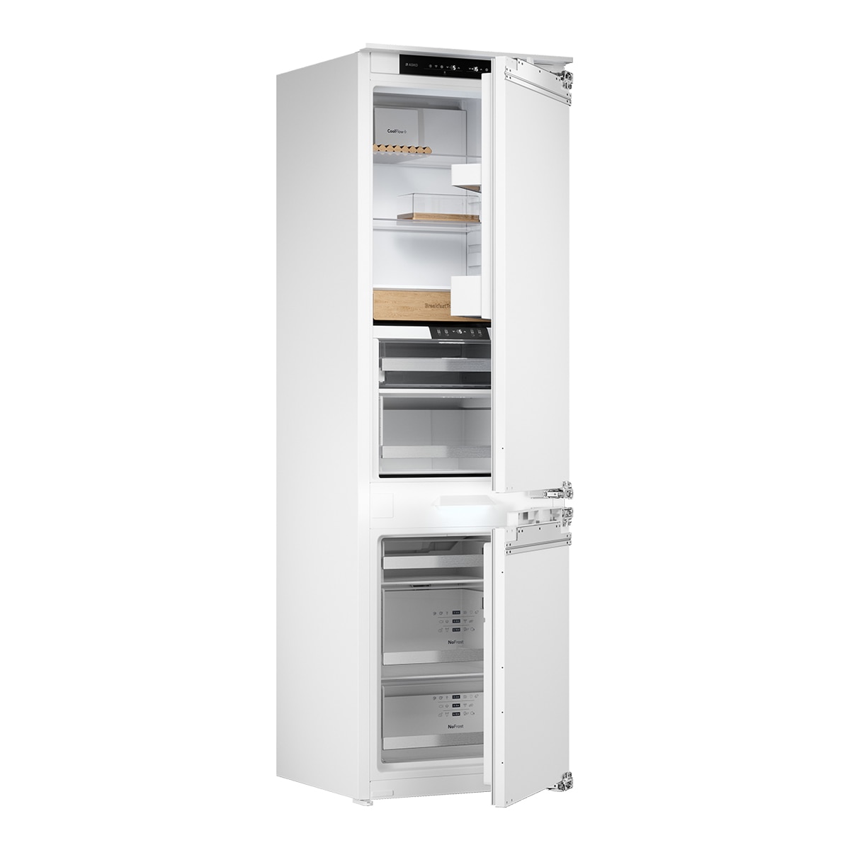 Frigorífico Encastrável Combinado Asko RFN318421 No Frost - Branco Branco-5