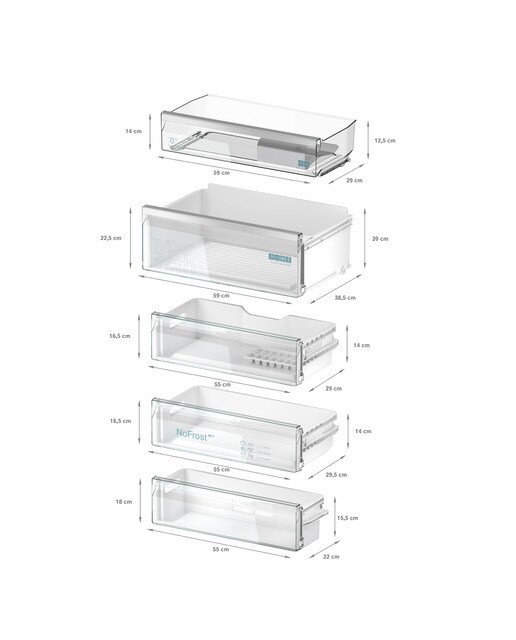 Frigorífico Combinado Encastrável Siemens com Congelador No Frost e Home Connect - KB96NADD0 8
