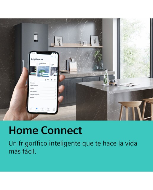 Frigorífico Combinado Encastrável Siemens iQ300 KB96NVFE0 No Frost Home Connect de 193,5 cm - Branco 4